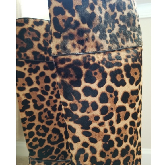 NWT Louboutin Pony Leopard Boots, 38.5 - Picture 5 of 8